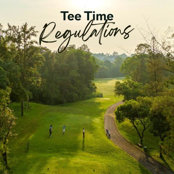 [Website] Tee Time Regulations